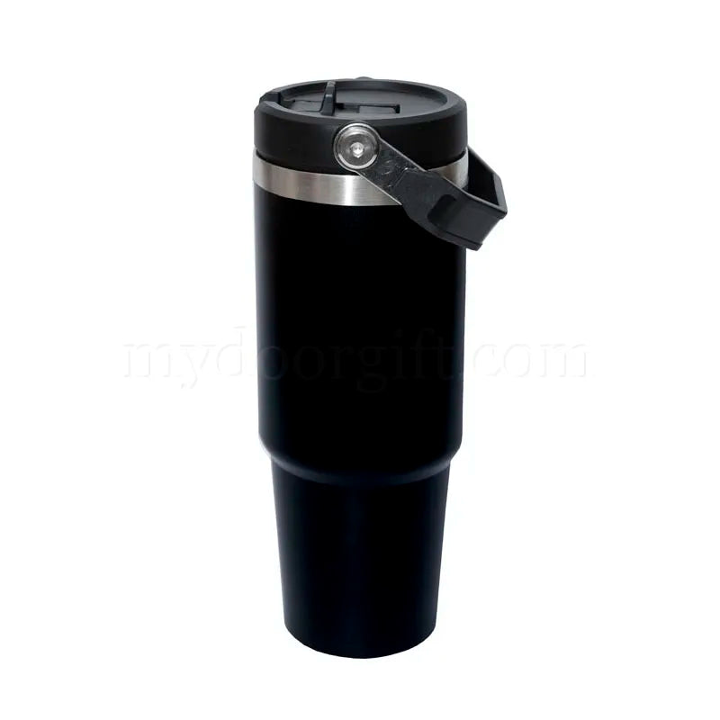 AA140 TESSCO Straw Cap Big Handle Travelling Mug 900ml