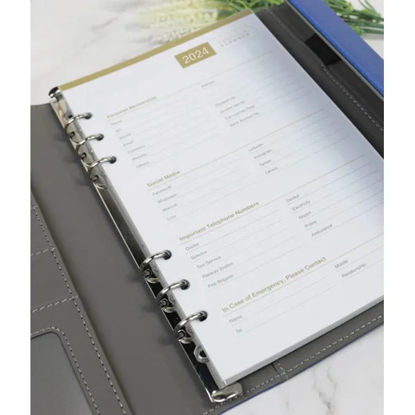 DMA-141 TRIFOLD Soft-Feel Planner