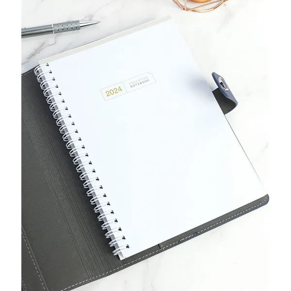 DMA-144 LUNO Round-Button Diary